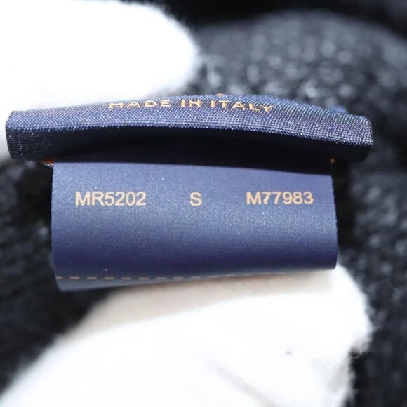 LOUIS VUITTON Knitted Fabrics Beanie Neopti Damier Hat Wool Black - Picture 12 of 16